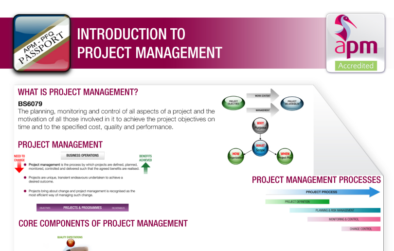 e-Learning for APM Passport example 3